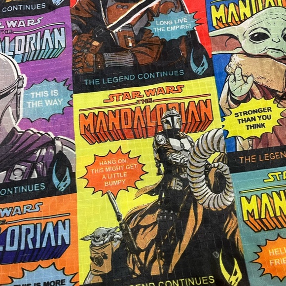 Best Brands Star Wars The Mandalorian Reusable Bag 23x16.5” Multicolored PREOWN - Picture 9 of 16